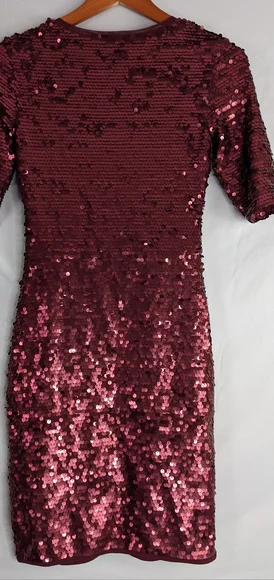 BCBGMAXAZRIA BCBG MARTA SEQUIN DRESS SIZE XS. - Picture 7 of 8
